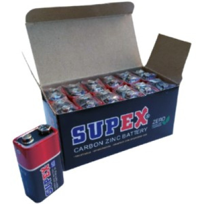 SUPEX 9 VOLT PİL KUTU 12 ADET